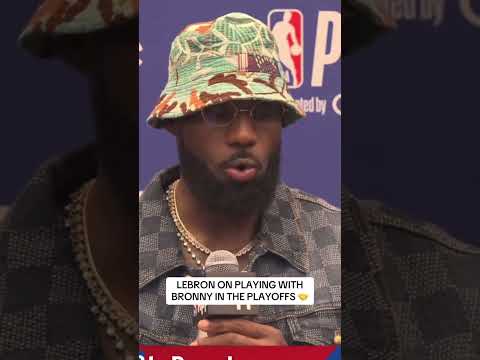 This postseason just hits different for LeBron🏀