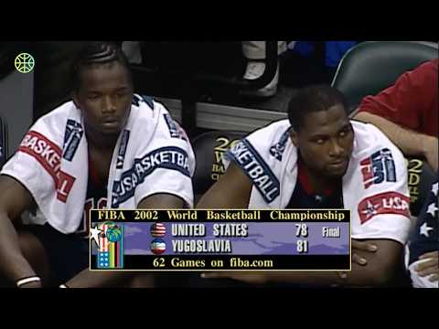 Yugoslavia Eliminate USA in Historic 2002 Upset | FIBA World Cup