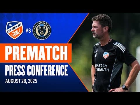 Prematch Press Conference | Head Coach Pat Noonan | 8/28/25