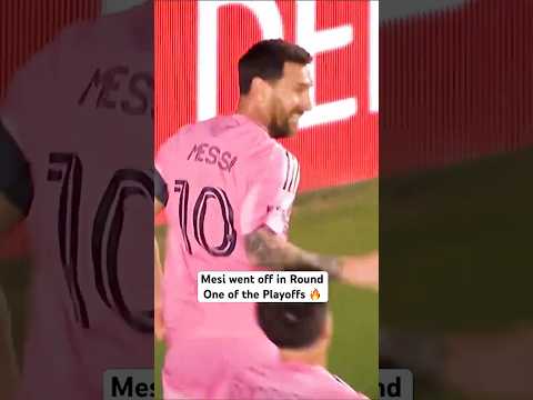 Messi bagged 5 goals & 3 assists in 3 Audi MLS Cup Playoff games so far 🔥
