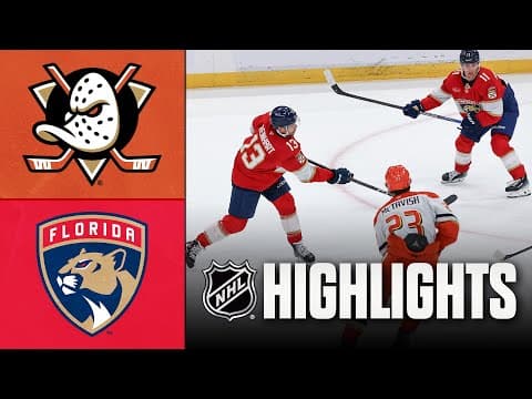 NHL Highlights | Ducks vs. Panthers | October 28, 2025