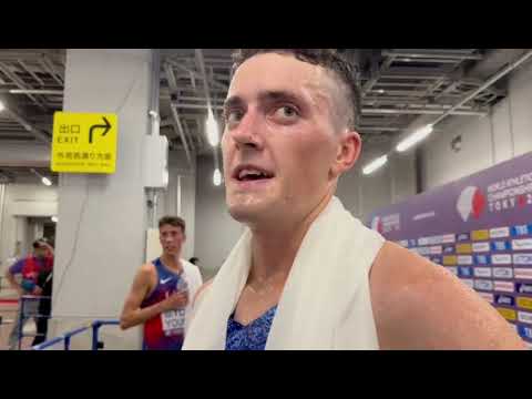Graham Blanks after 11th place in 10,000m at 2025 Tokyo World Championships