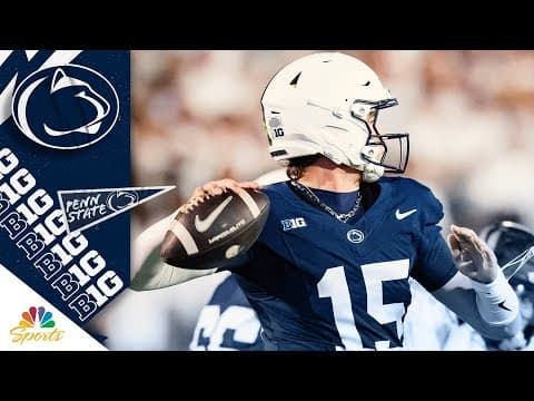 Penn State QB Drew Allar throws two TDs vs. Oregon | COLLEGE FOOTBALL HIGHLIGHTS | Big Ten on NBC