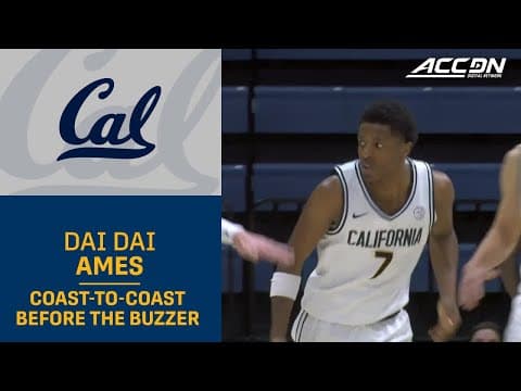 Cal's Dai Dai Ames Goes Coast-To-Coast Just Before Halftime