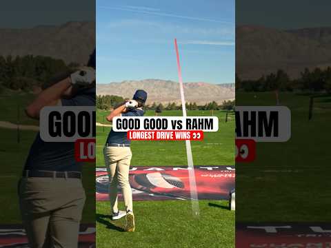 Good Good vs. Rahm in a Long Drive Competition 👀