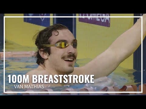 Van Mathias Secures Win in 100M Breaststroke | 2026 Pro Swim Series Austin