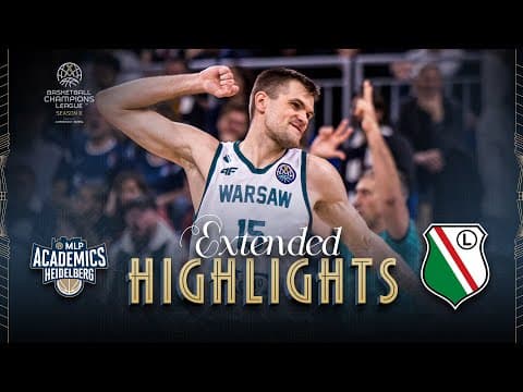 MLP Academics Heidelberg v Legia Warszawa | Full Game Highlights | #BasketballCL 2025-26
