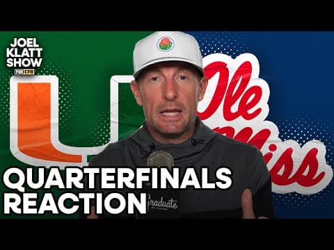 Miami takes down Ohio State, Indiana rolls Alabama, Georgia stunned by Ole Miss & Oregon advances