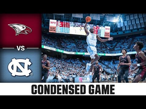 NC Central vs. North Carolina Condensed Game | 2025-26 ACC Men’s Basketball