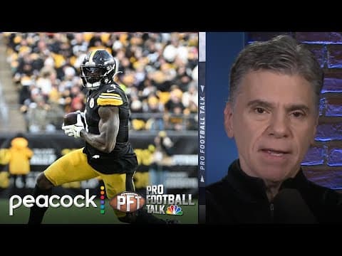 George Pickens thriving with Cowboys puts eyes on Metcalf | Pro Football Talk | NFL on NBC