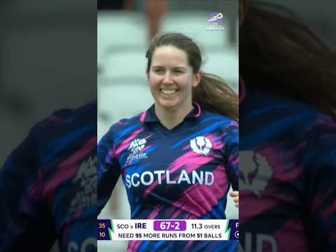 Clever piece of bowling from Katherine Fraser #T20WorldCup