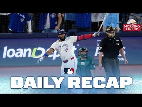 Blue Jays force Game 7 in the ALCS | Morning Lineup (MLB Daily Recap)