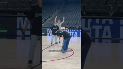 Gotta do what ya gotta do 😂 #nwsl #wnba #halfcourtshot #crossover #kansascity
