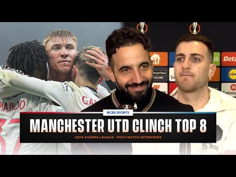 "Good day" Rúben Amorim reacts to Manchester United's top 8 finish! | UEL Post-Match Interviews