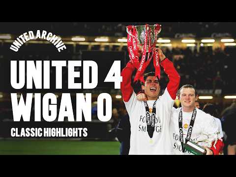 The First Of Many! 🏆 | Man Utd 4-0 Wigan | United Archive 🎞️