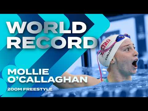 O’Callaghan breaks the 1:50 barrier in the women’s 200m freestyle