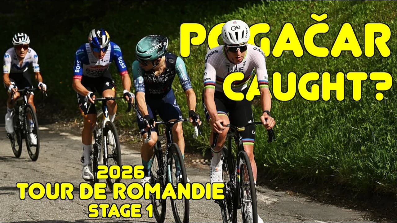 Pogačar REELED IN on a STEEP Climb?
