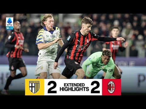 Extended Highlights | I gol di Saelemaekers e Leão non bastano | Parma 2-2 Milan | Serie A 2025/26