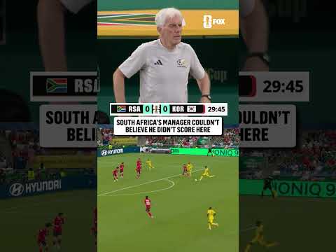 Hugo Broos couldn't believe these golden chances weren't converted
