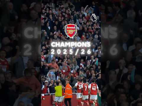 Arsenal Are Premier League Champions 🏆