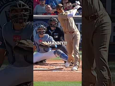 Manny's gonna do it. #mlb #padres #baseball #sports #homerun #highlights #sandiegopadres