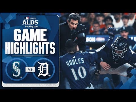Mariners vs. Tigers ALDS Game 3 Highlights (10/7/25) | MLB Highlights