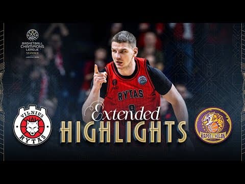 Rytas Vilnius v Hapoel Netanel Holon | Round of 16 | Full Game Highlights | #BasketballCL 2025-26