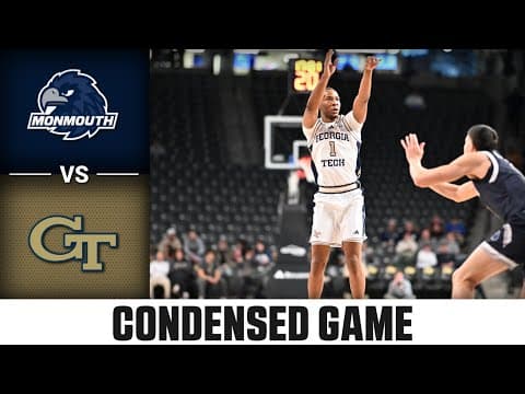 Monmouth vs. Georgia Tech Condensed Game | 2025-26 ACC Men’s Basketball