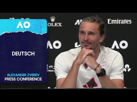 Alexander Zverev Press Conference in Deutsch | Australian Open 2026 Semifinal