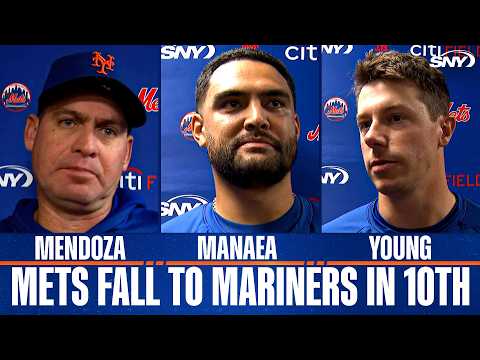 Carlos Mendoza, Sean Manaea and Jared Young see promising signs despite extra-inning loss to Seattle