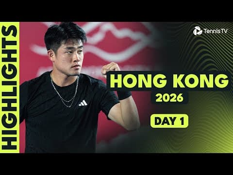 Cilic Kicks Off 2026; Borges, Marozsan & Wu Also Feature | Hong Kong 2026 Day 1 Highlights