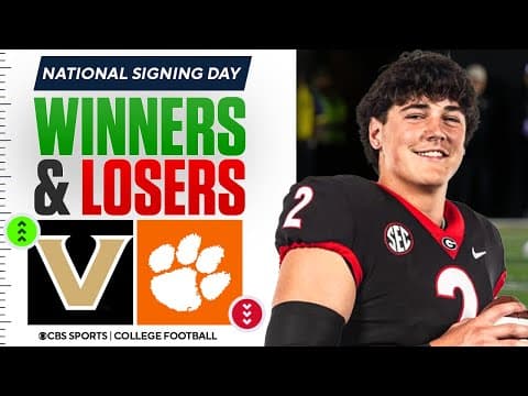National Signing Day WINNERS & LOSERS: Vanderbilt FLIPS Jared Curtis, Clemson in TROUBLE & MORE ✅