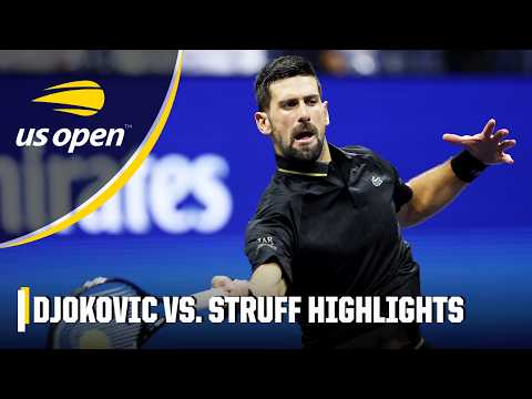 No. 7 Novak Djokovic vs. Jan-Lennard Struff | Round 4 Highlights | 2025 US Open