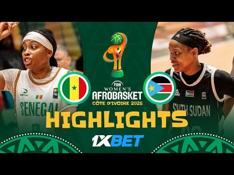 Senegal 🇸🇳 vs South Sudan 🇸🇸 | 1XBET Highlights | #AfroBasketWomen 2025
