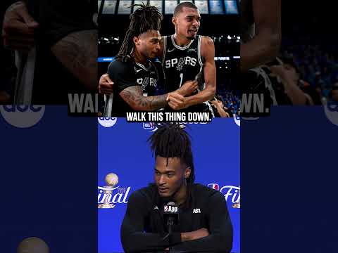 Believing in each other 🤝 #nbafinals #spurs #nba #playoffs