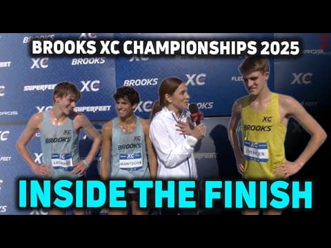 Inside the Finish: Boys Top 3 Post-Race Interview | Brooks XC Championships 2025