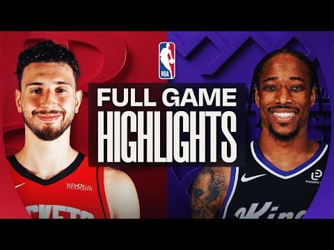ROCKETS at KINGS | FULL GAME HIGHLIGHTS | December 21, 2025