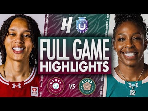 Vinyl vs Rose - FULL GAME Highlights | January 9, Unrivaled 2026