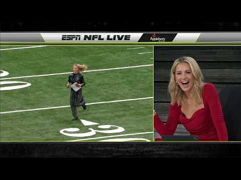 Chris Berman calls highlights of Laura Rutledge! 🍿 🤣 | NFL Live