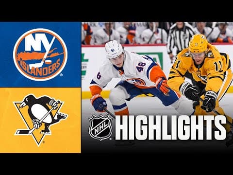 NHL Highlights | Islanders vs. Penguins | October 09, 2025