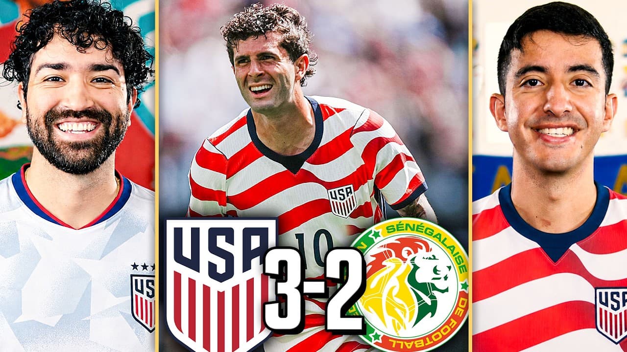 Pulisic Is BACK! USA 3-2 SENEGAL 🔥 Match Reaction & Biggest Takeaways | Presented by Dove Men + Care