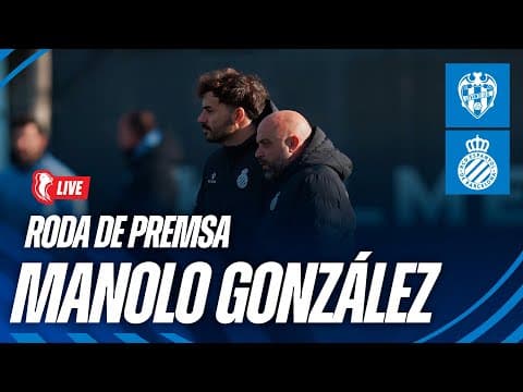 Roda de premsa de Manolo González prèvia al #LevanteUDEspanyol | #RCDE #EspanyolMEDIA