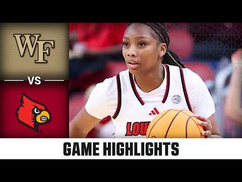 Wake Forest vs. Louisville Game Highlights | 2025-26 ACC Women's Basketball