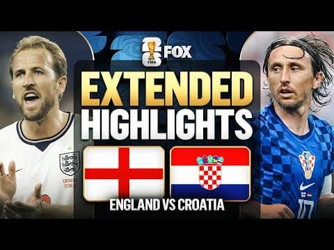 England vs Croatia Extended Highlights 🌎🏆 2026 FIFA World Cup™