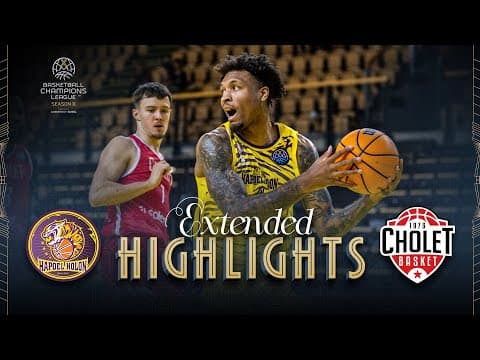Hapoel Netanel Holon v Cholet Basket | Full Game Highlights | #BasketballCL 2025-26