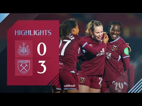 Hammers Demolish Magpies ⚒️ | Newcastle Women 0-3 West Ham Women | Women's FA Cup
