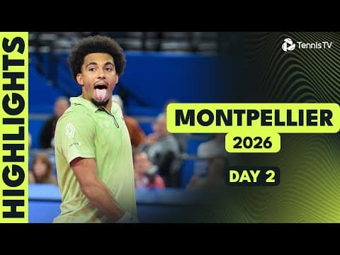 Arthur Fils Makes His Return! 🤩 | Montpellier 2026 Day 2 Highlights