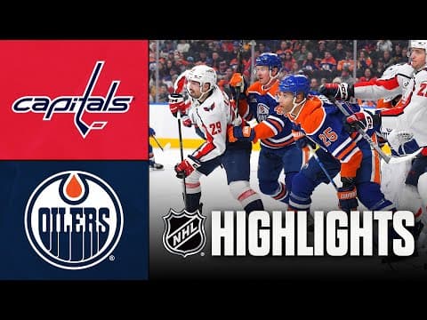 Capitals vs. Oilers | NHL Highlights | January 24, 2026