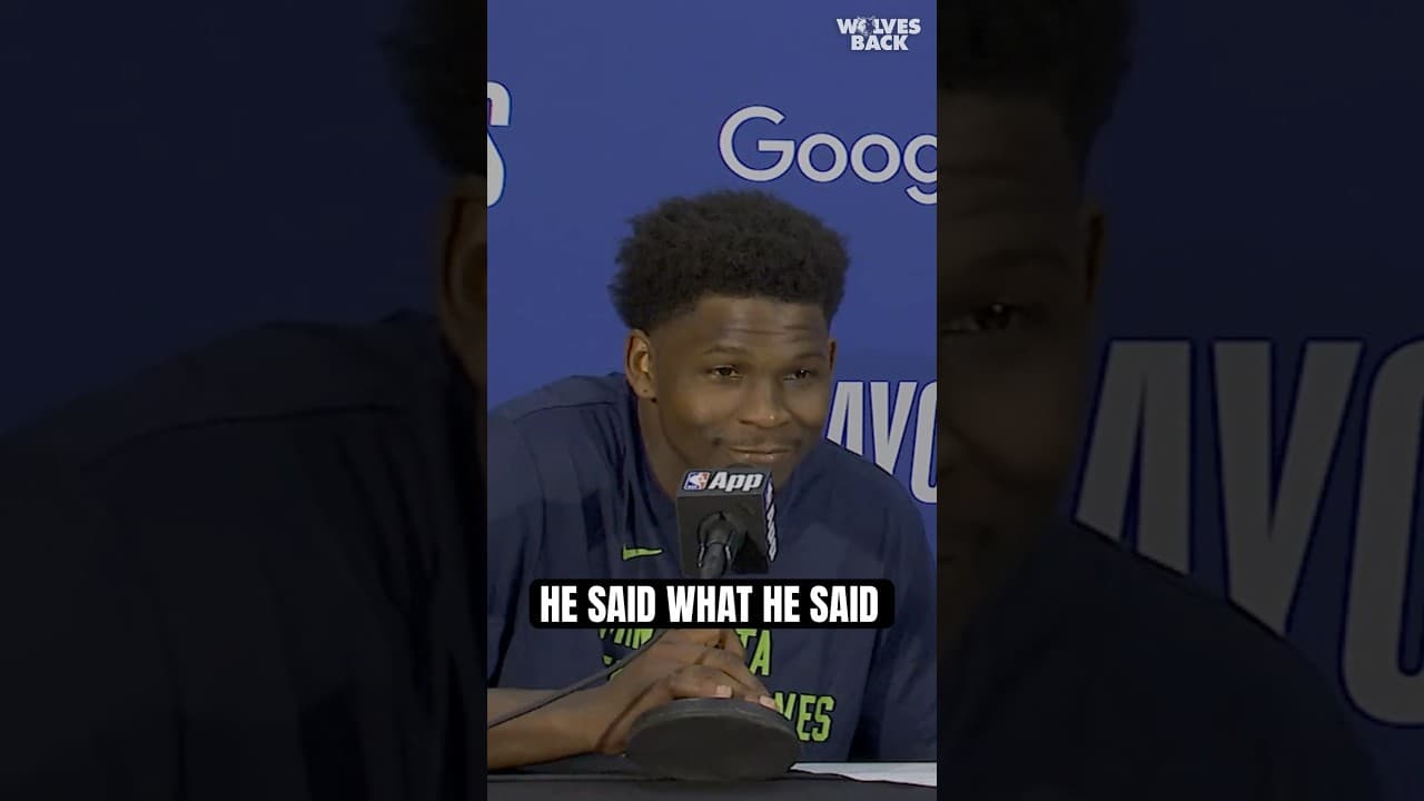 You heard him. 😏