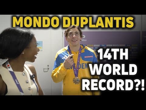 Mondo Duplantis Breaks Pole Vault WR (6.30m) For 3rd Straight World Title!